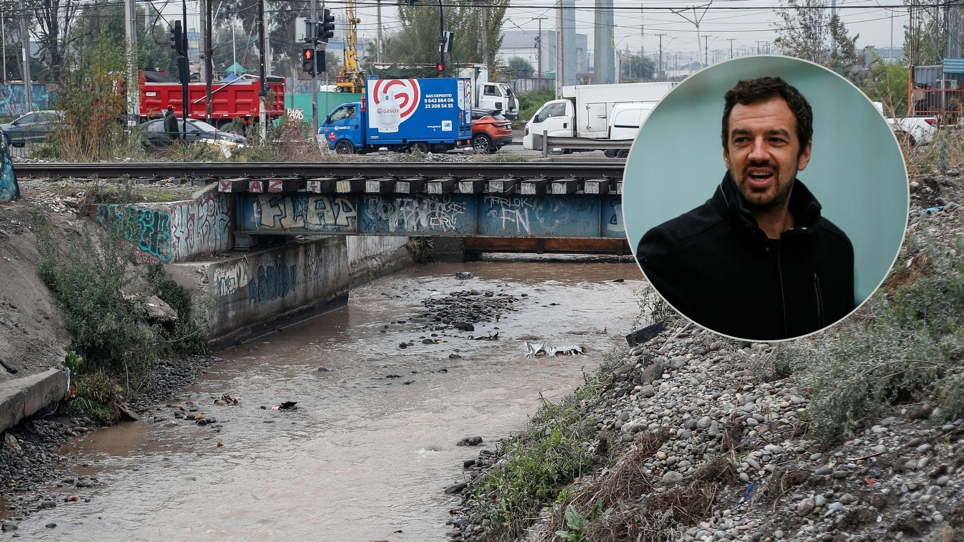 Lluvias en primavera ponen a prueba al canal Santa Marta: Alcalde Vodanovic descarta desbordes y anegamientos en Maipú