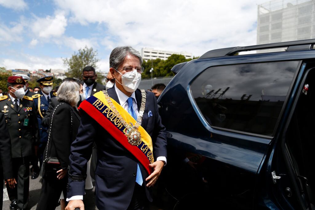 Guillermo Lasso en la inauguración de la Asamblea Nacional en Quito