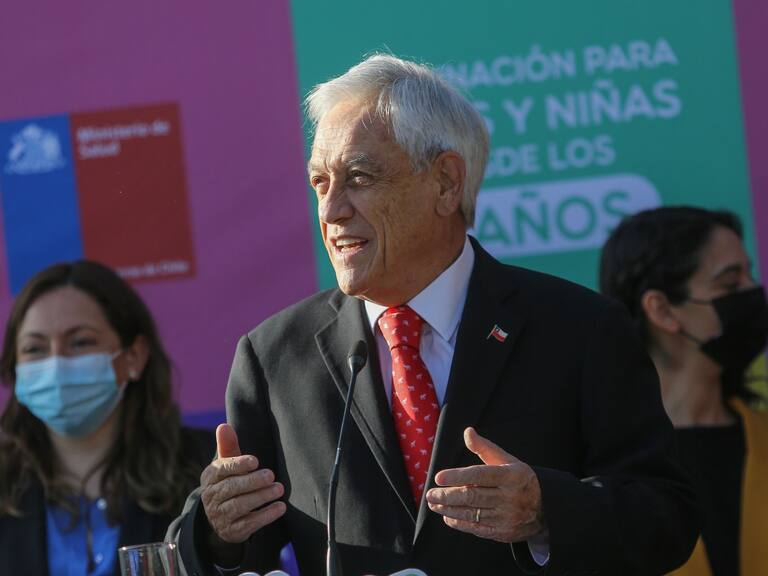 6 de DICIEMBRE de 2021 / ÑUÑOAPresidente Sebastián Piñera participa del inicio de vacunación para menores desde los 3 años
FOTO: DIEGO MARTIN/AGENCIAUNO