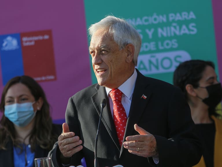 6 de DICIEMBRE de 2021 / ÑUÑOAPresidente Sebastián Piñera participa del inicio de vacunación para menores desde los 3 años
FOTO: DIEGO MARTIN/AGENCIAUNO