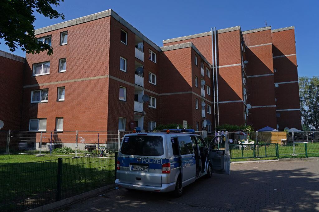 La policía custodia la cuarentena en Alemania