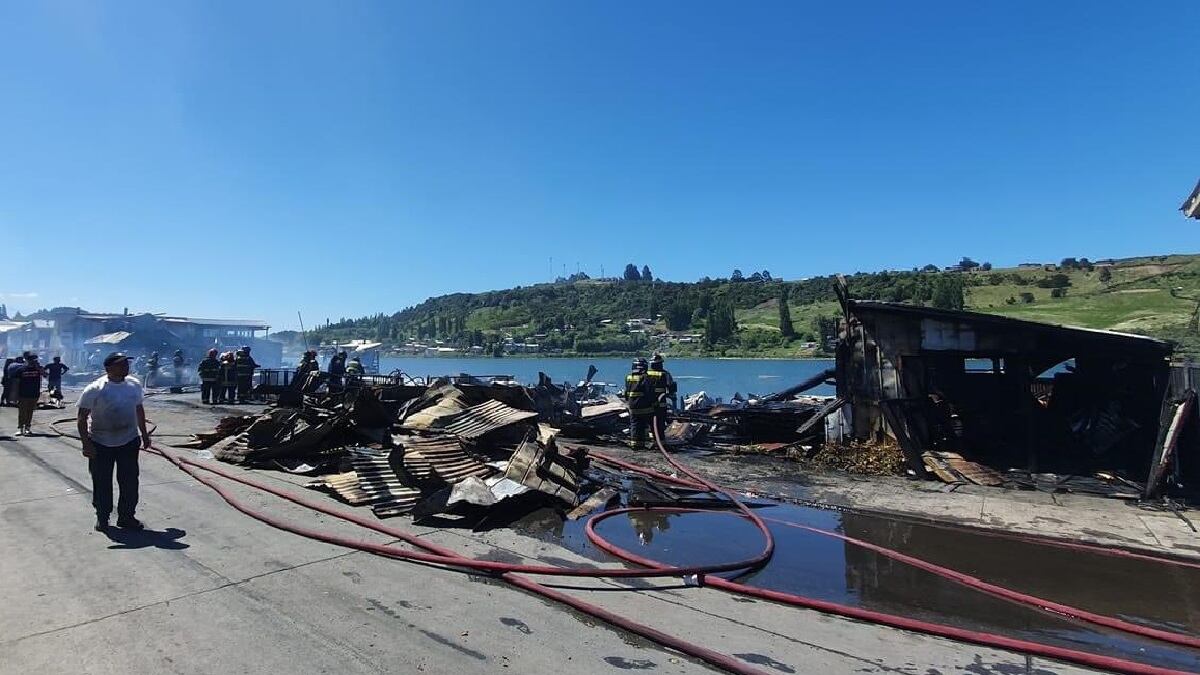 Incendio de Palafitos en Pedro Montt
