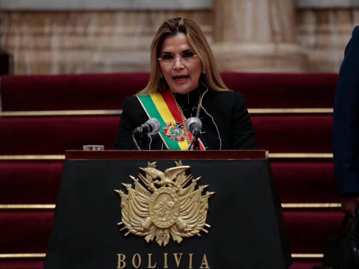 Justicia de Bolivia amplió a seis meses la prisión preventiva de la exgobernante interina Jeanine Añez