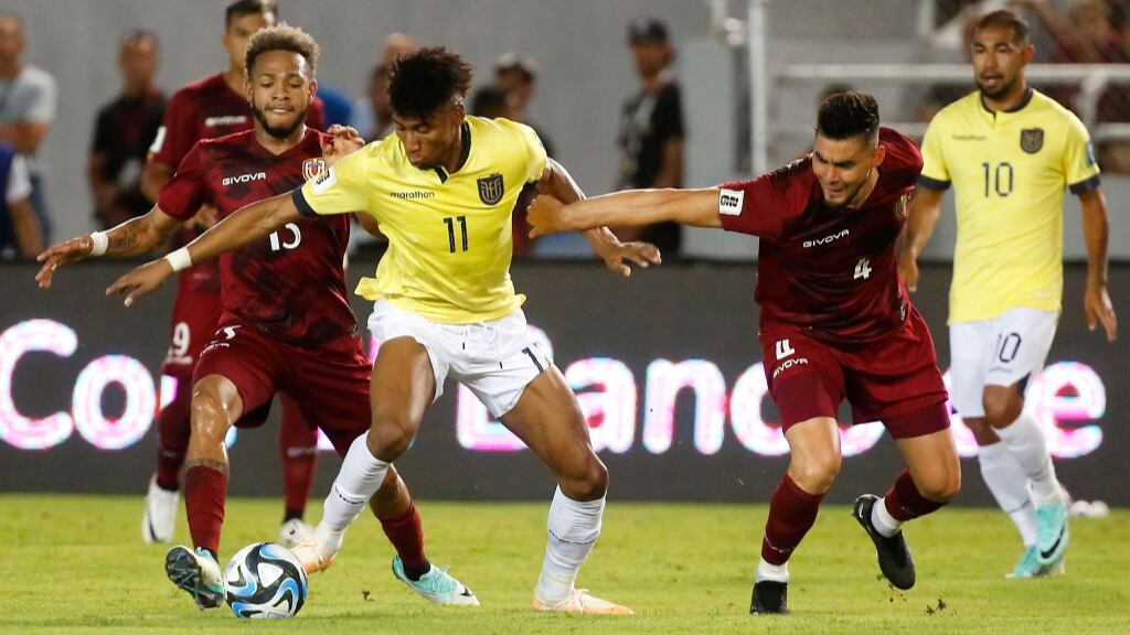 Ecuador no puede imponerse ante Venezuela y sólo suma un empate en Maturin