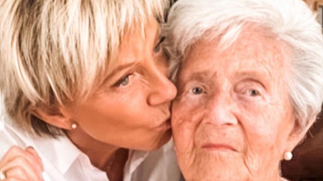 Raquel Argandoña y su madre. Eliana de la Fuente