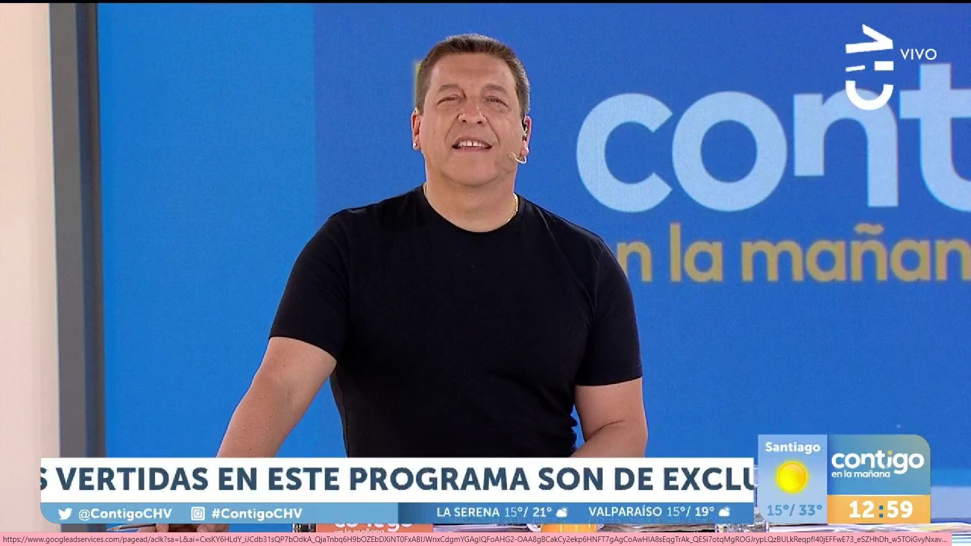 Erick Pohlhammer, poeta chileno, Julio Cesar Rodrígez, JC, Contigo en la Mañana, "Has sido el mejor panelista que he tenido, recupérate",