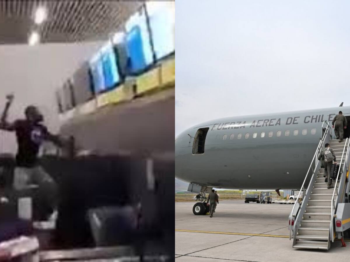 Ciudadano haitiano que causó daños en aeropuerto es expulsado de Chile