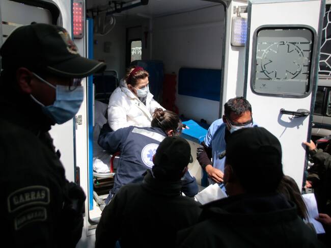 Áñez es trasladada en ambulancia hasta la prisión de Miraflores en La Paz