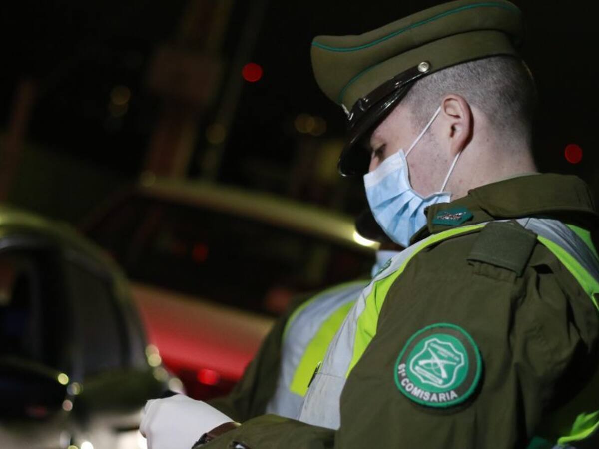 Carabineros realizó positivo balance tras nuevo horario de toque de queda