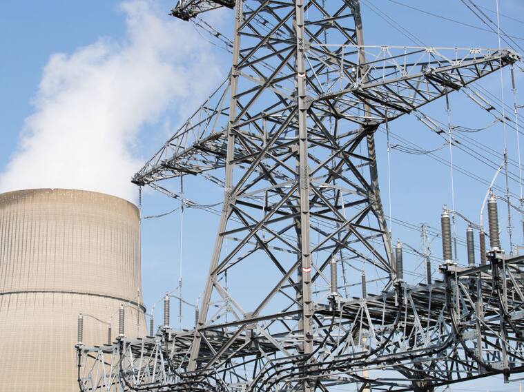Imagen de una central nuclear funcionando Lingen de Alemania