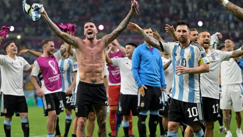 "Los brazucas se pondrán a llorar": Jugadores de Argentina festejan con desatado cántico tras avanzar a cuartos en Qatar 2022