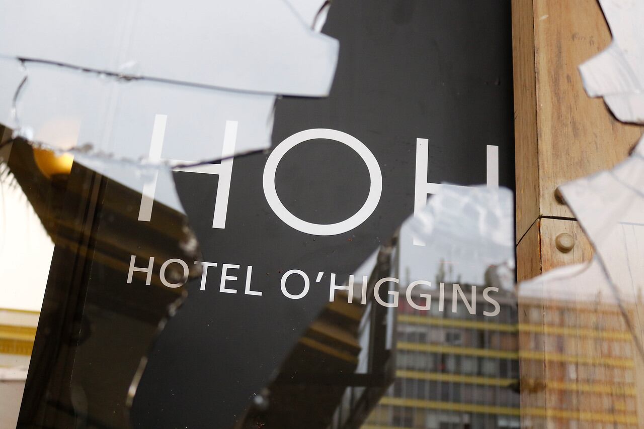 Hotel O'Higgins durante la jornada del domingo
