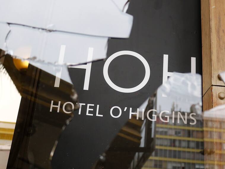 Hotel O'Higgins durante la jornada del domingo