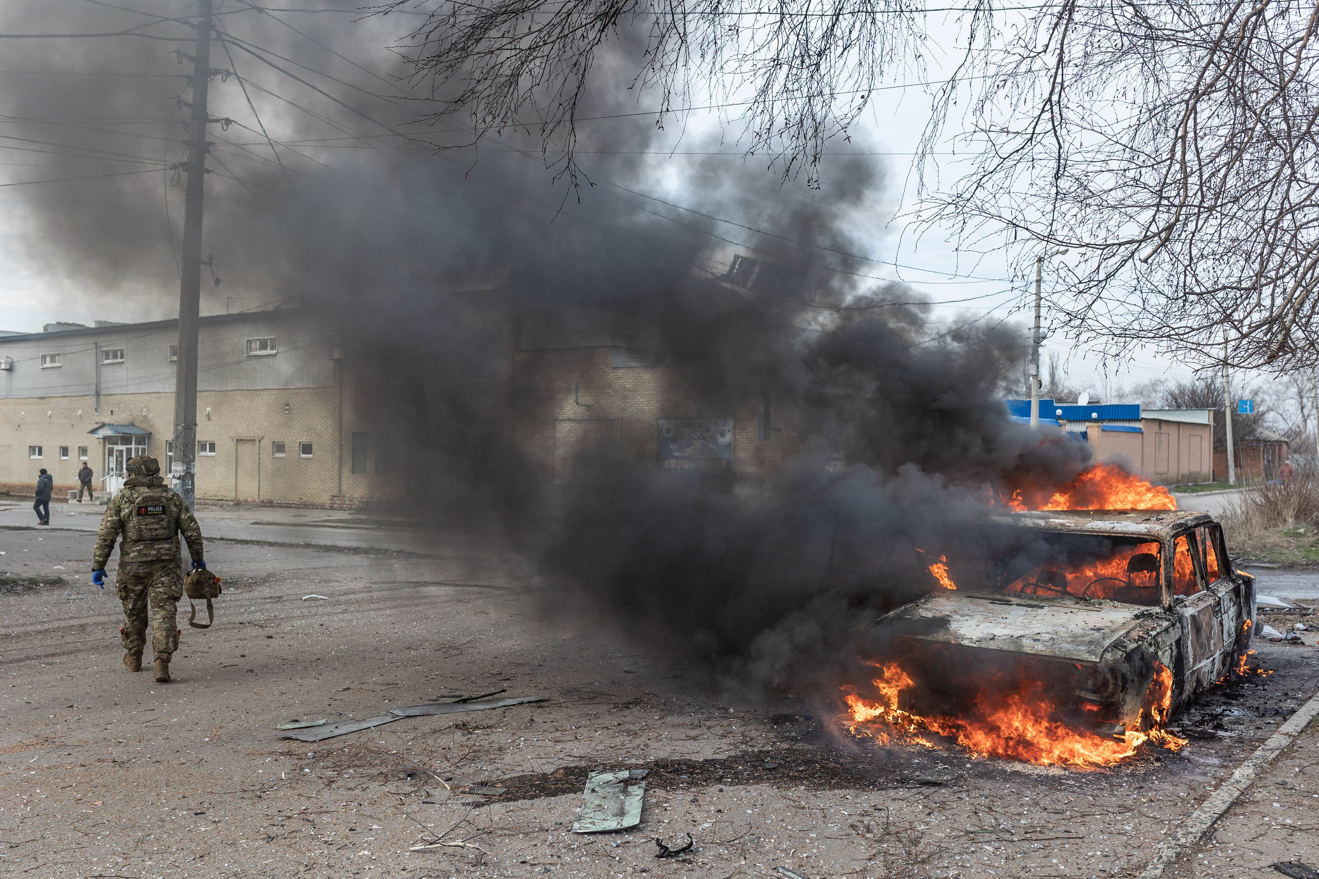 DRUZHKIVKA, UKRAINE - JANUARY 13(Photo by Diego Herrera Carcedo/Anadolu via Getty Images)