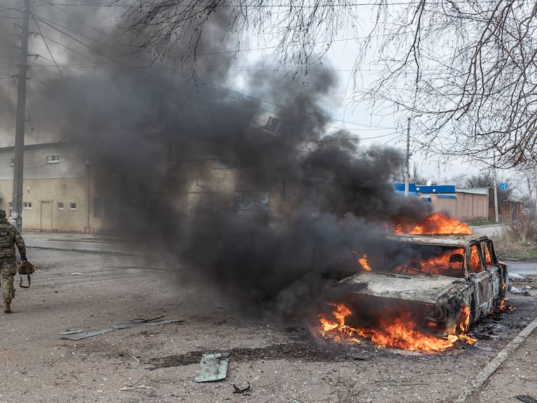 DRUZHKIVKA, UKRAINE - JANUARY 13(Photo by Diego Herrera Carcedo/Anadolu via Getty Images)