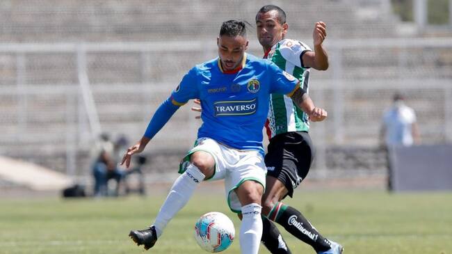 20 de Diciembre del 2020/SANTIAGOJorge Henríquez(c) ,durante el partido valido por la Vigésimo Quinta fecha del Campeonato Nacional AFP PlanVital 2020, entre Palestino vs Audax Italiano, disputado en el Estadio Municipal de la Cisterna.
FOTO:FRANCISCO LONGA/AGENCIAUNO