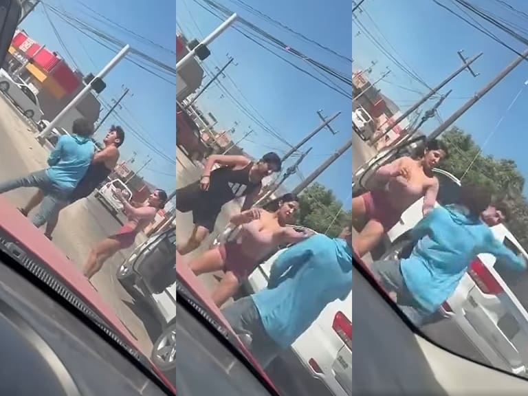 “Como cuando le pegaban a Quico...” La feroz pelea al estilo Chavo del 8 que se viralizó