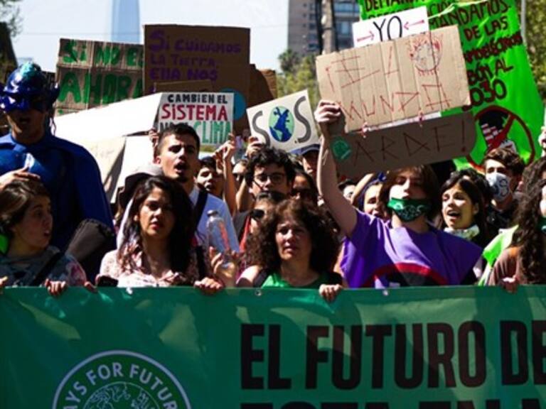 Organizaciones ambientalistas se sumaron al «Fridays for Future» en Santiago
