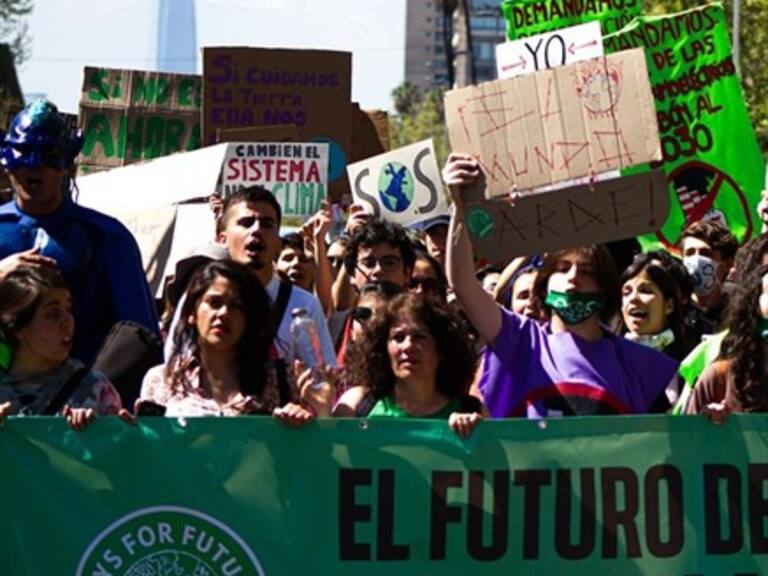Organizaciones ambientalistas se sumaron al «Fridays for Future» en Santiago