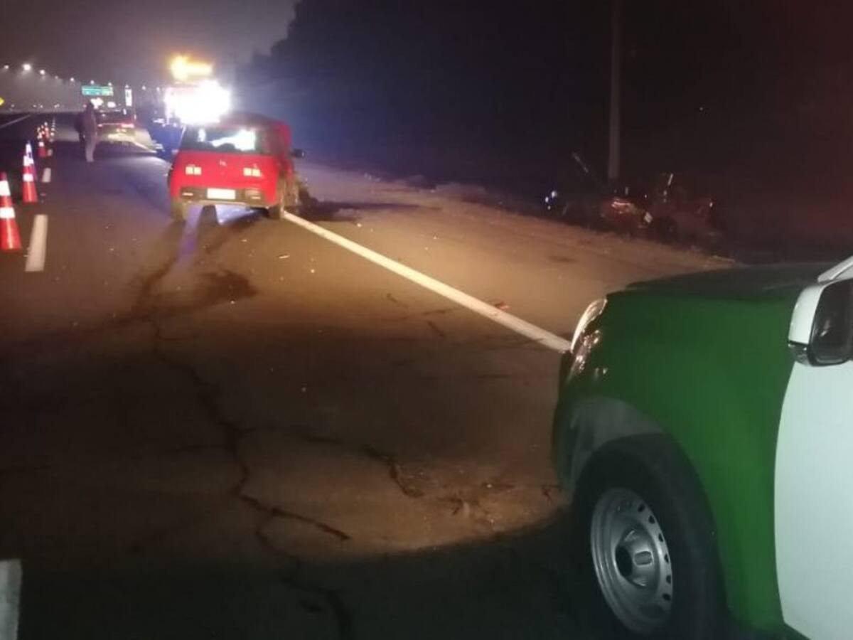 Un muerto y un herido de gravedad dejó accidente de tránsito en acceso sur de San Bernardo