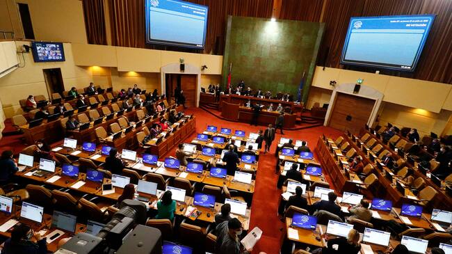 23 DE JULIO DE 2020/VALPARAISOVista general, durante la sesion especial de la Camara de Diputados, citada para discutir y votar el proyecto de reforma constitucional que permite el retiro de parte de los ahorros previsionales, en el marco de la pandemia por el Coronavirus..
FOTO: LEONARDO RUBILAR CHANDIA/AGENCIAUNO