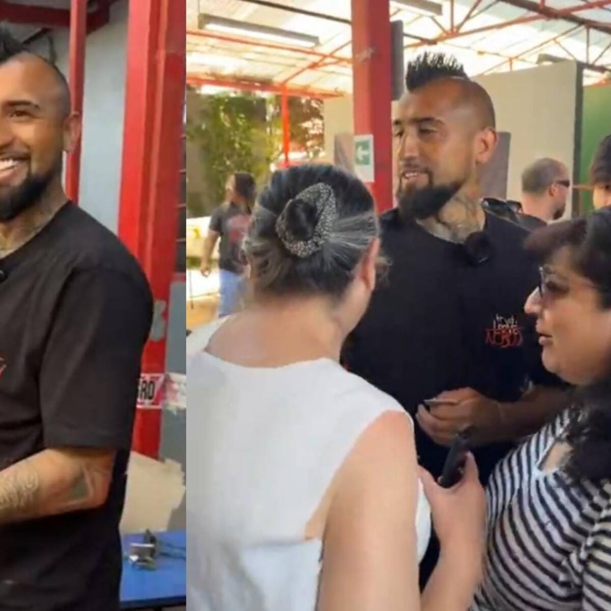 Arturo Vidal causó furor en local de votación y aprovechó de lanzar un “palo” para la U