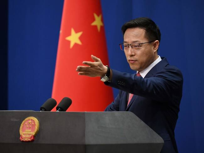 El vocero del ministerio de relaciones exteriores chino Zhao Lijian