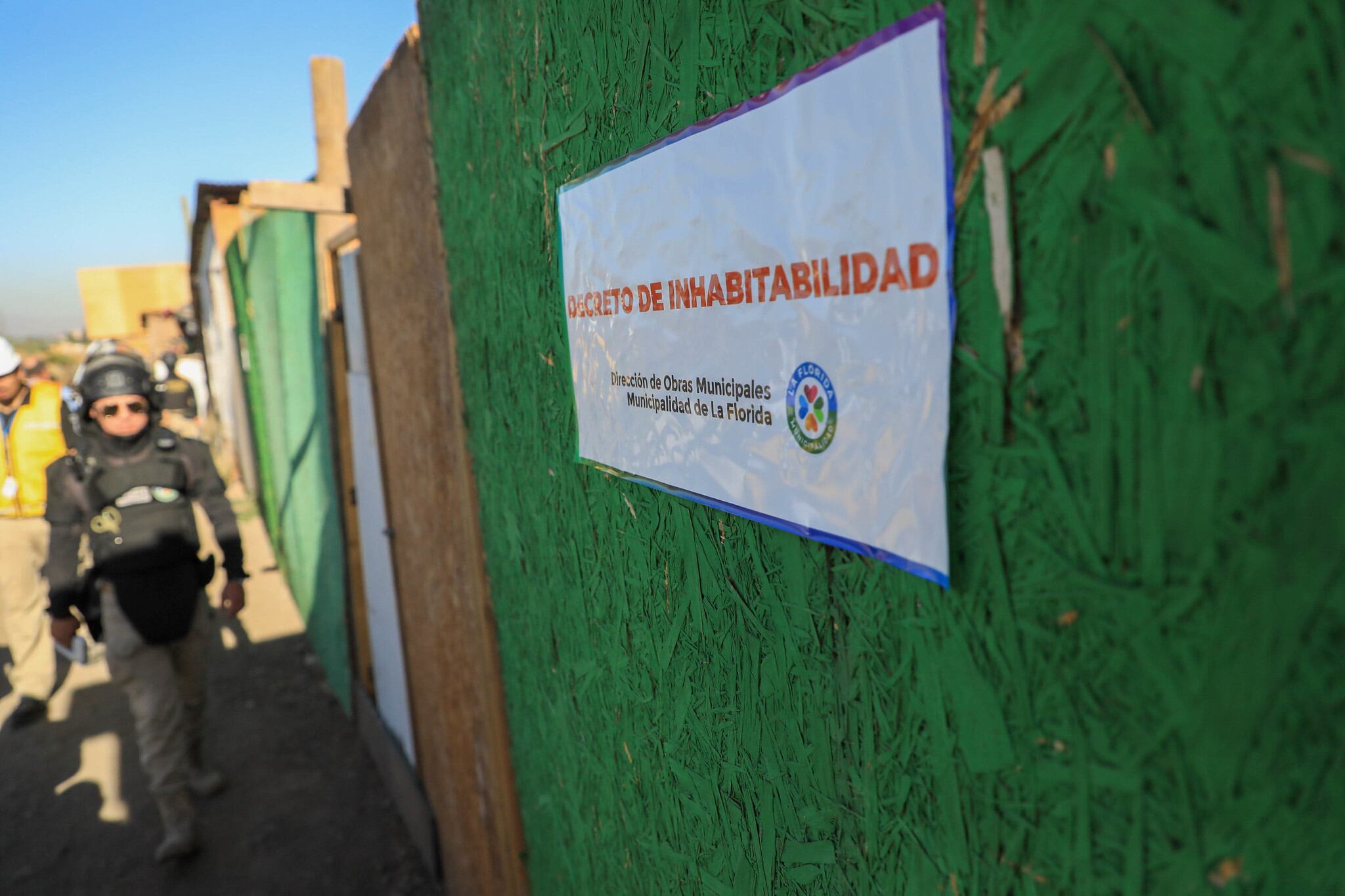 Municipalidad de La Florida confirma desalojo de la toma Dignidad