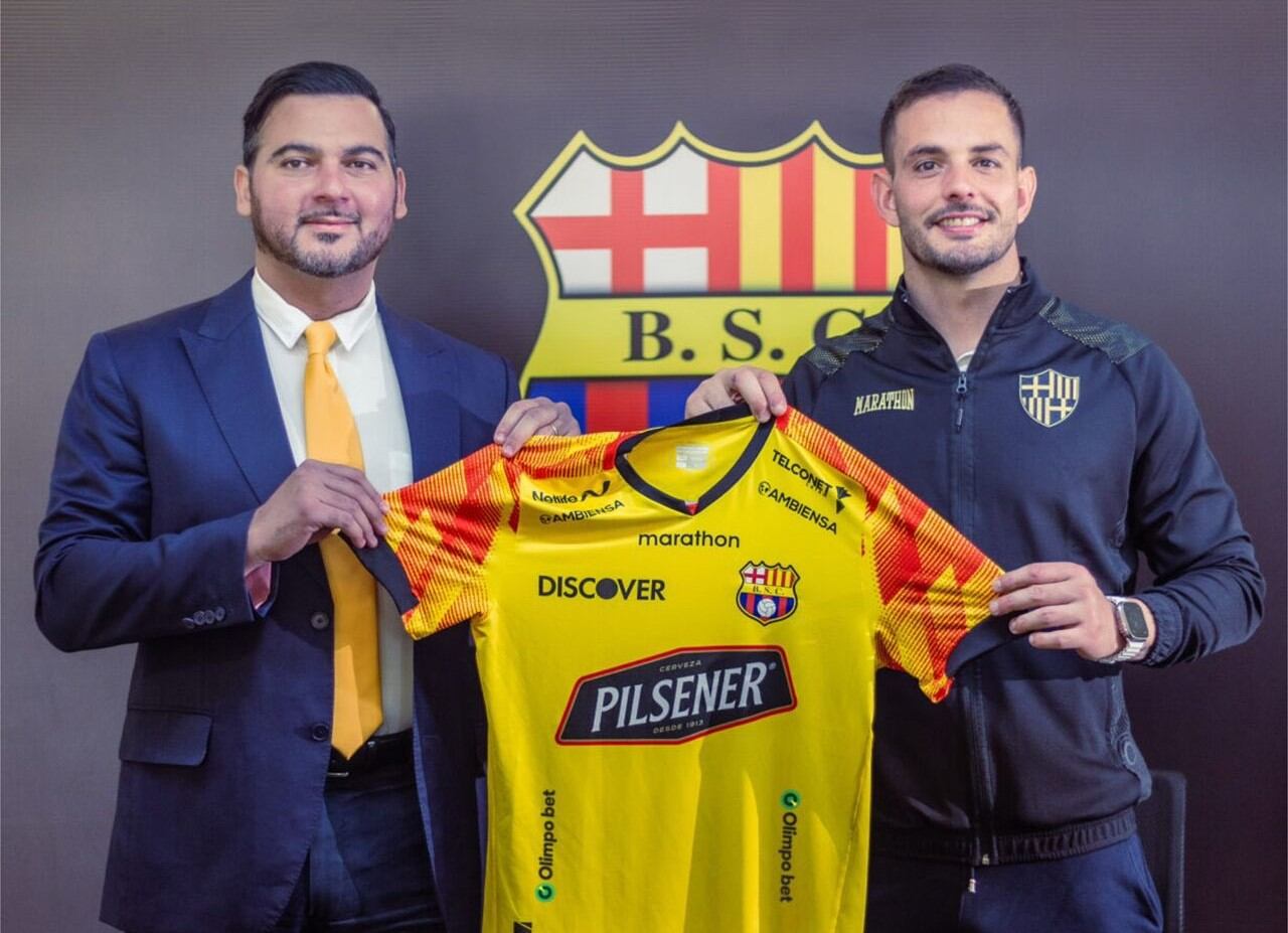 Octavio Rivero entra en rebeldía con el Barcelona SC y su presidente le lanzó tajante amenaza | Cedida