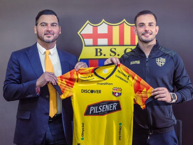 Octavio Rivero en el Barcelona SC | Cedida