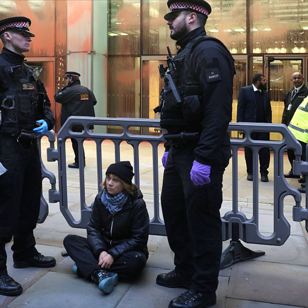 Detienen a Greta Thunberg durante una manifestación a favor de Palestina en Londres