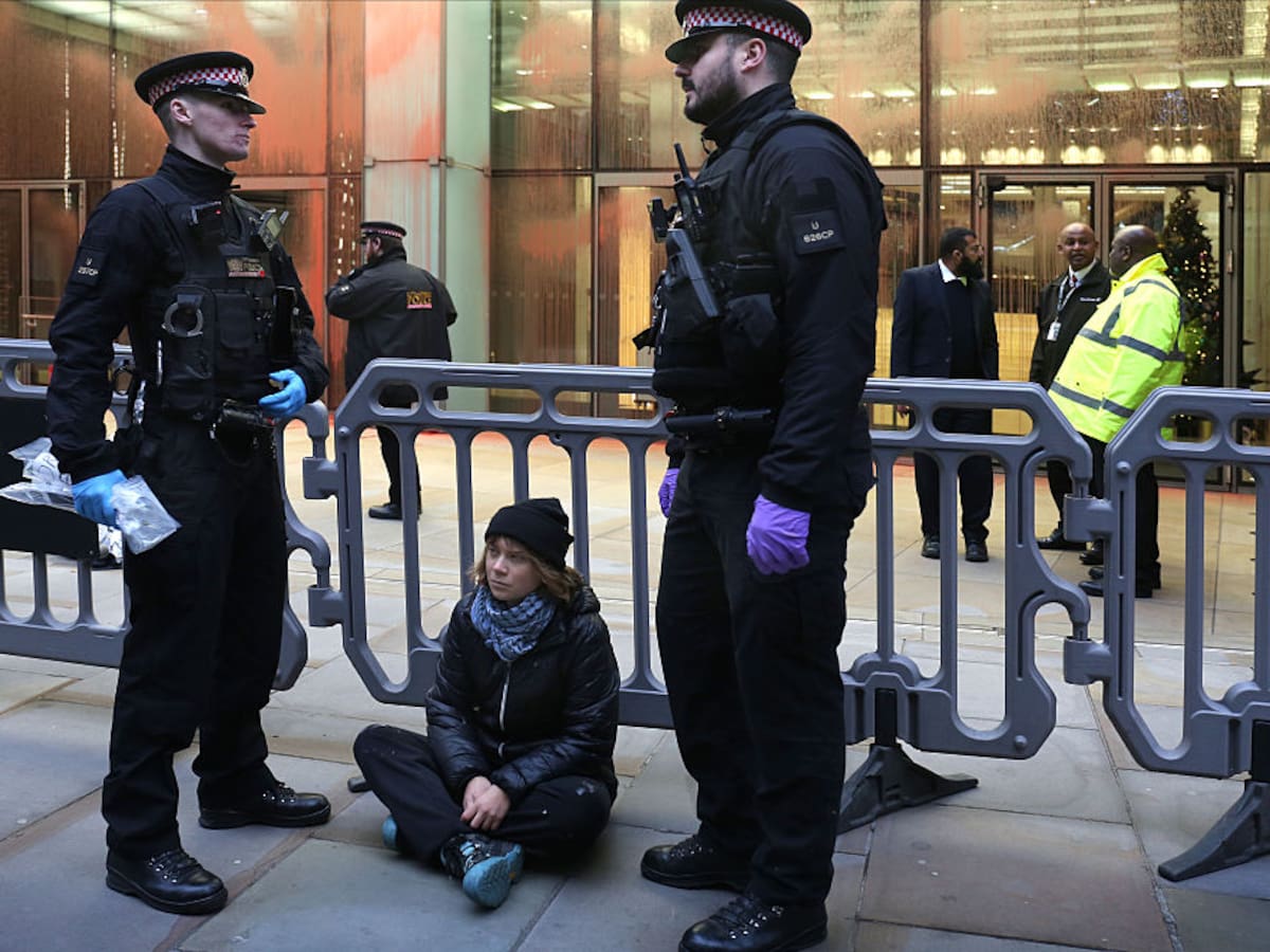 Detienen a Greta Thunberg durante una manifestación a favor de Palestina en Londres
