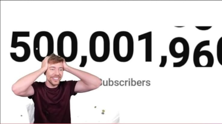 Youtuber rompe récord histórico tras alcanzar 500 millones de suscriptores: “No nací en Hollywood, nací sin dinero”