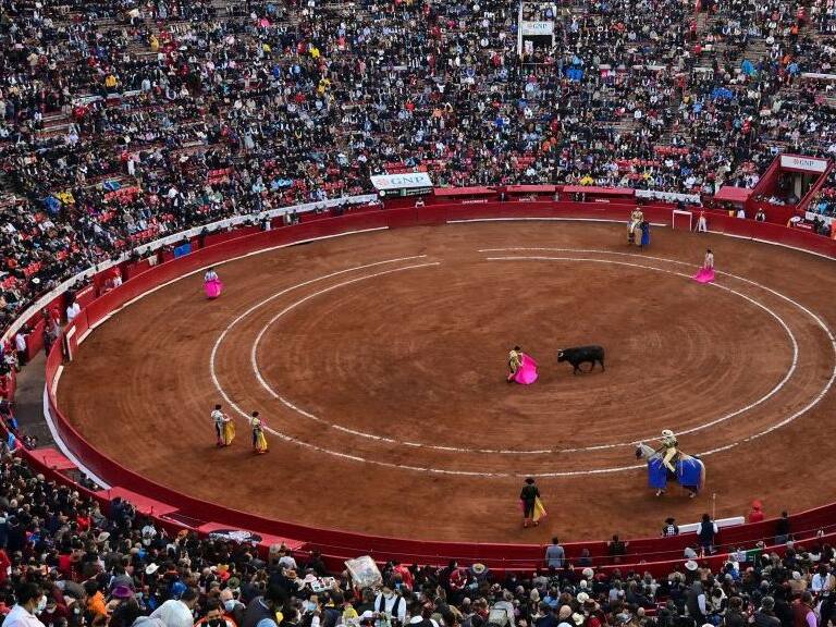 General view of the Plaza Mexico bullring during its 76th anniversary, in Mexico City, on February 5, 2022. - After five centuries, bullfighting could be banished from Mexico City by a parliamentary initiative that confronts the thesis of animal abuse and the rights of minorities. (Photo by Pedro PARDO / AFP) (Photo by PEDRO PARDO/AFP via Getty Images)