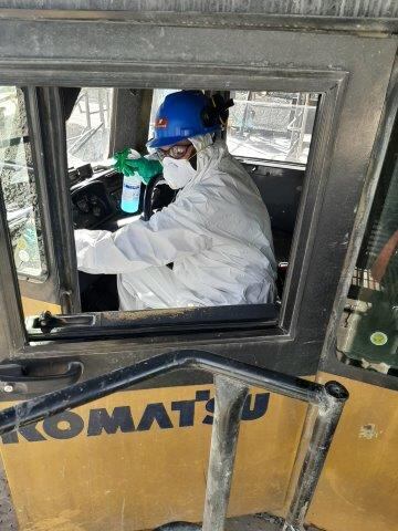 Trabajo en mina Los Bronces