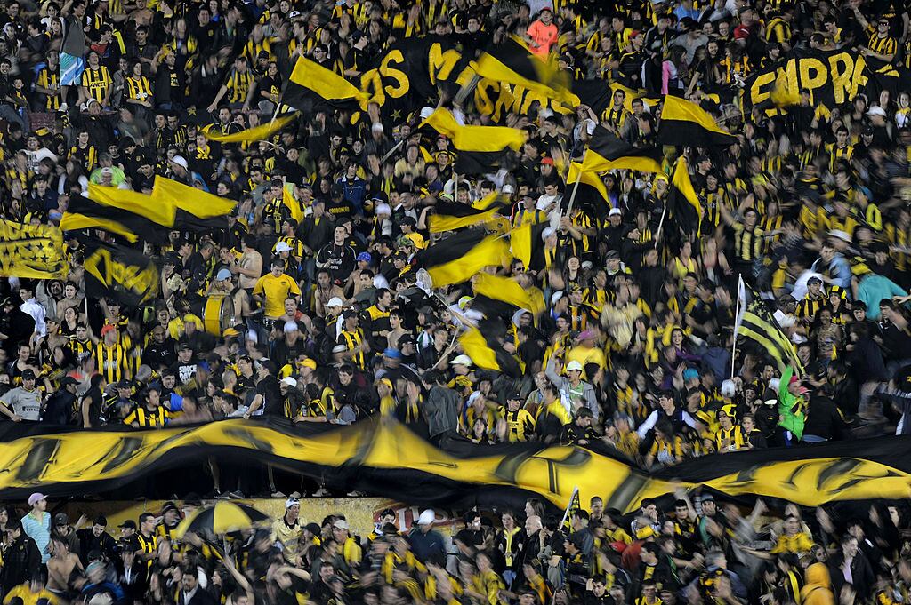 Los hinchas del Club Atlético Peñarol