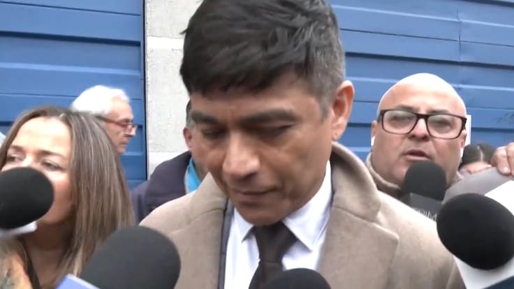 La reacción de Américo tras ser formalizado por caso de violencia contra Yamila Reyna: su cara lo dijo todo