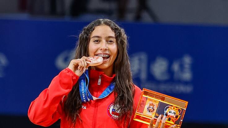Con solo 20 años: Catalina Lorca le entrega a Chile su segunda medalla en los Juegos Mundiales de Chengdú
