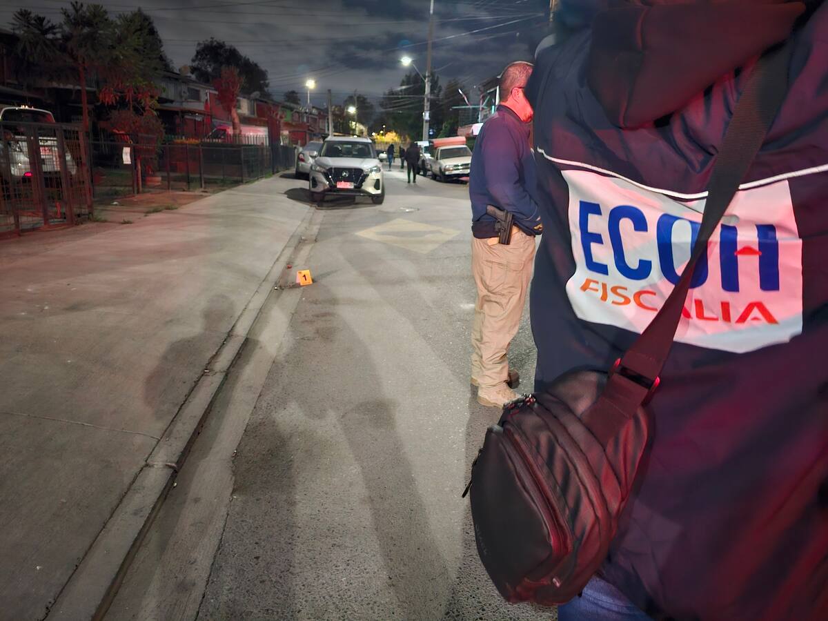 Ataque armado en Renca: joven de 23 años muere tras balacera en plena calle