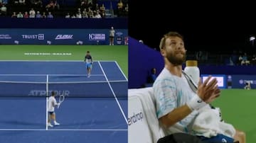 VIDEO. Ya tuvo conflictos con Jarry: Corentin Moutet protagoniza nueva polémica con otro tenista sudamericano