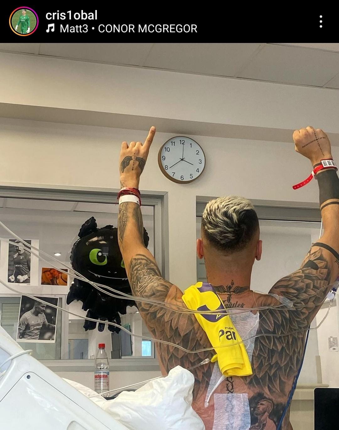 Cuenta de Instagram de Cristóbal Campos