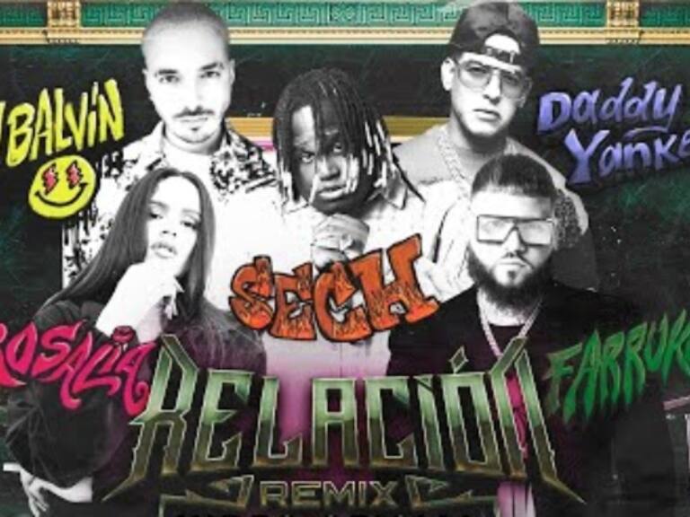 Sech lanzó el esperado remix de «Relación» junto a Daddy Yankee, J Balvin, Rosalía y Farruko