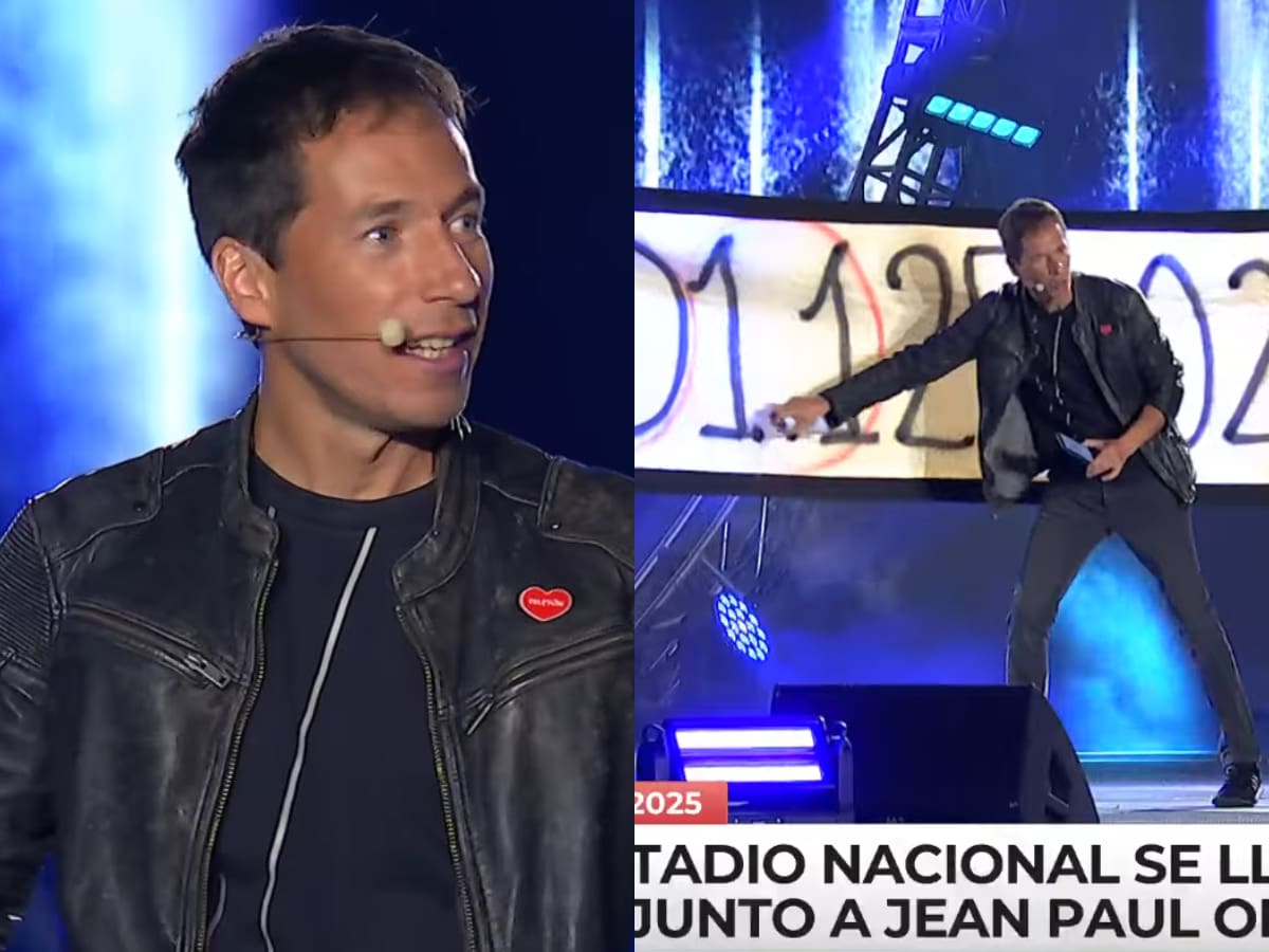 Teletón 2025: Así fue la increíble rutina de magia de Jean Paul Olhaberry para el cierre en el Estadio Nacional