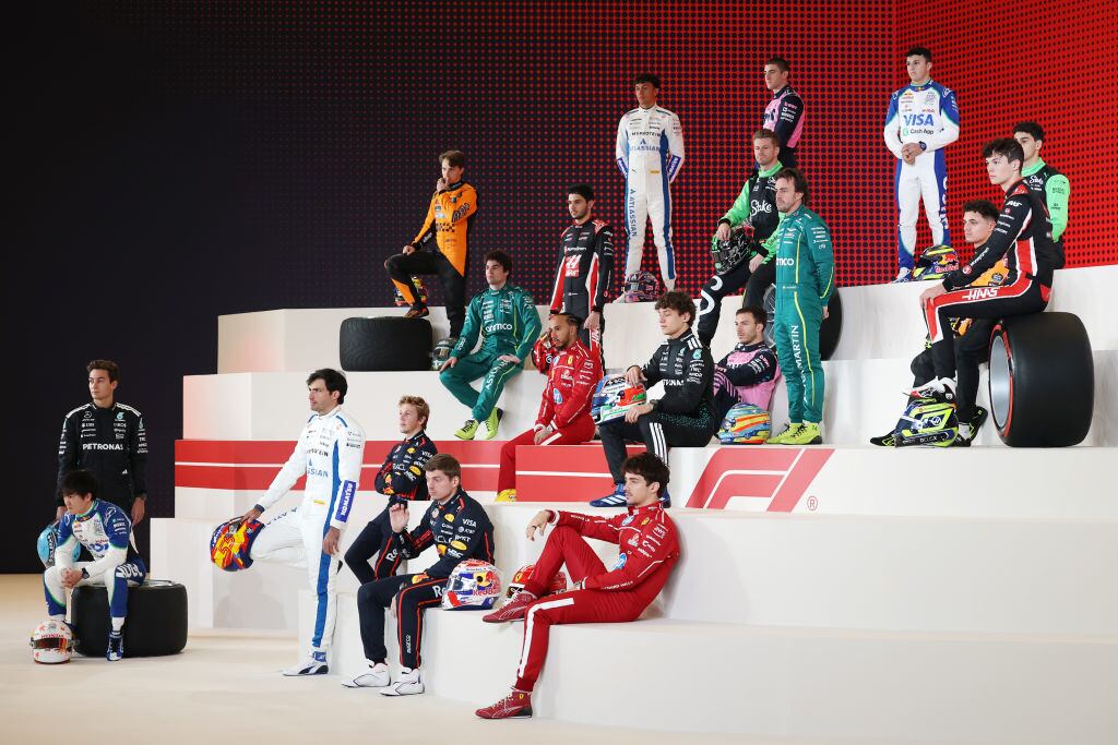 La espectacular presentación de la Fórmula 1 para los 20 pilotos de la temporada 2025