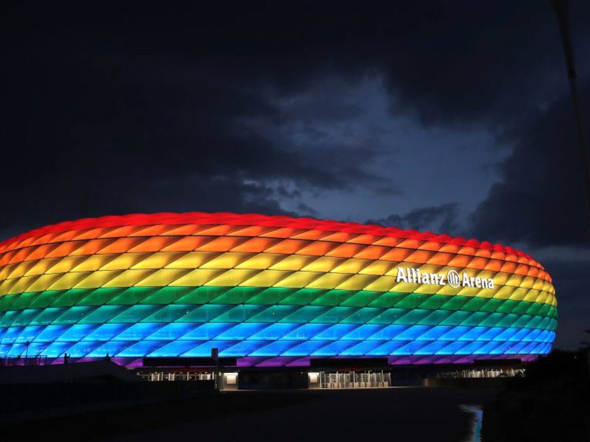 UEFA rechazó iluminar el Allianz Arena con los colores de la bandera LGBTIQA+ para el duelo entre Alemania y Hungría por la Eurocopa