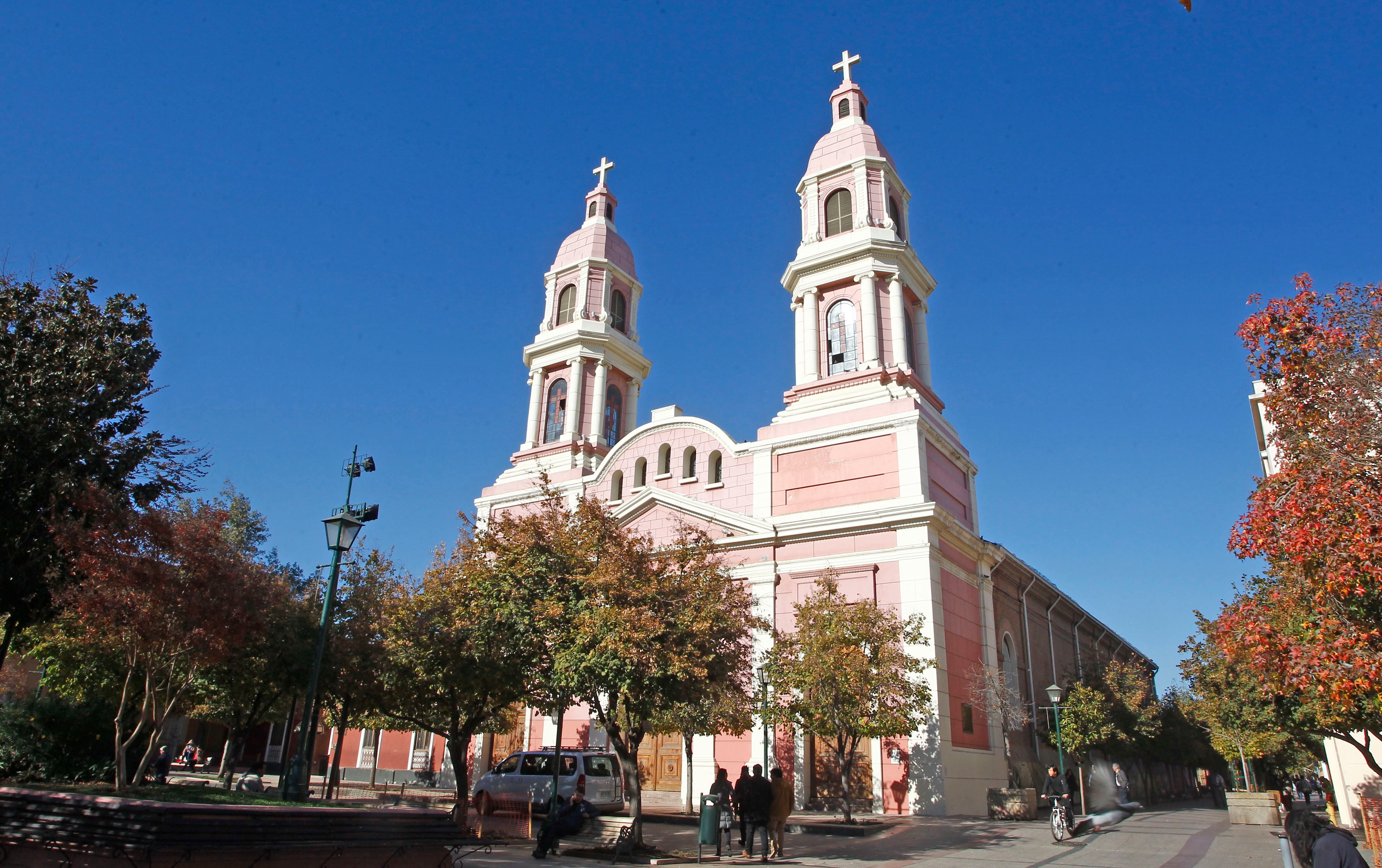 23 de mayo del 2018/RANCAGUA
Fotografías de la Catedral de Rancagua, perteneciente a la Diócesis de Rancagua, la que se a visto afectada por denuncia de abusos sexuales en contra de menores de parte de algunos párrocos y curas de la región.
FOTO: RODRIGO SAENZ/AGENCIAUNO