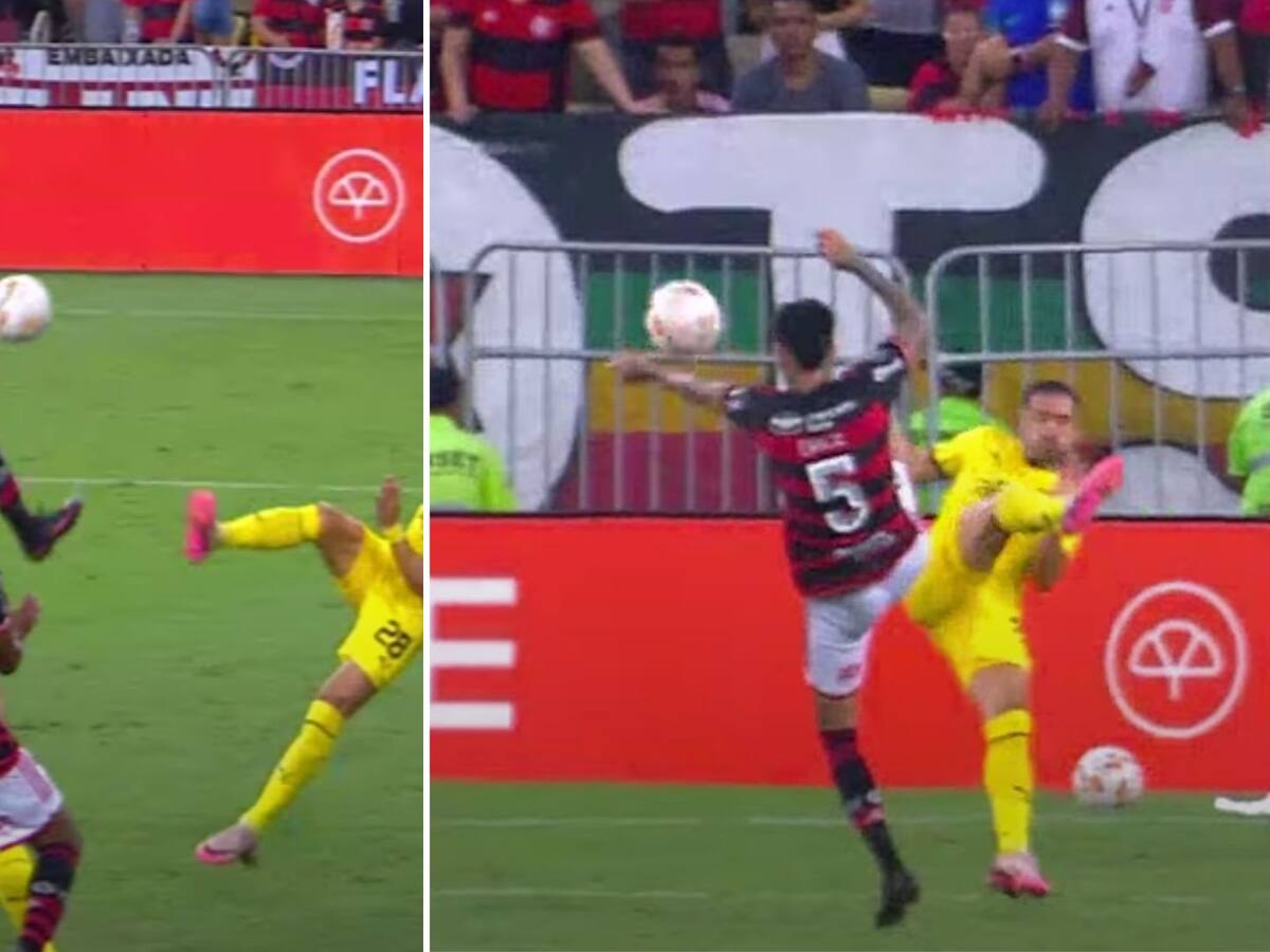 “Mano no sancionable”: Liberan audios de VAR por polémica jugada de Erick Pulgar en el Flamengo-Peñarol