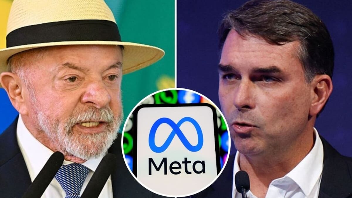 Lula denuncia a Flávio Bolsonaro ante la ONU y la policía por presuntas ventajas de Meta en la campaña