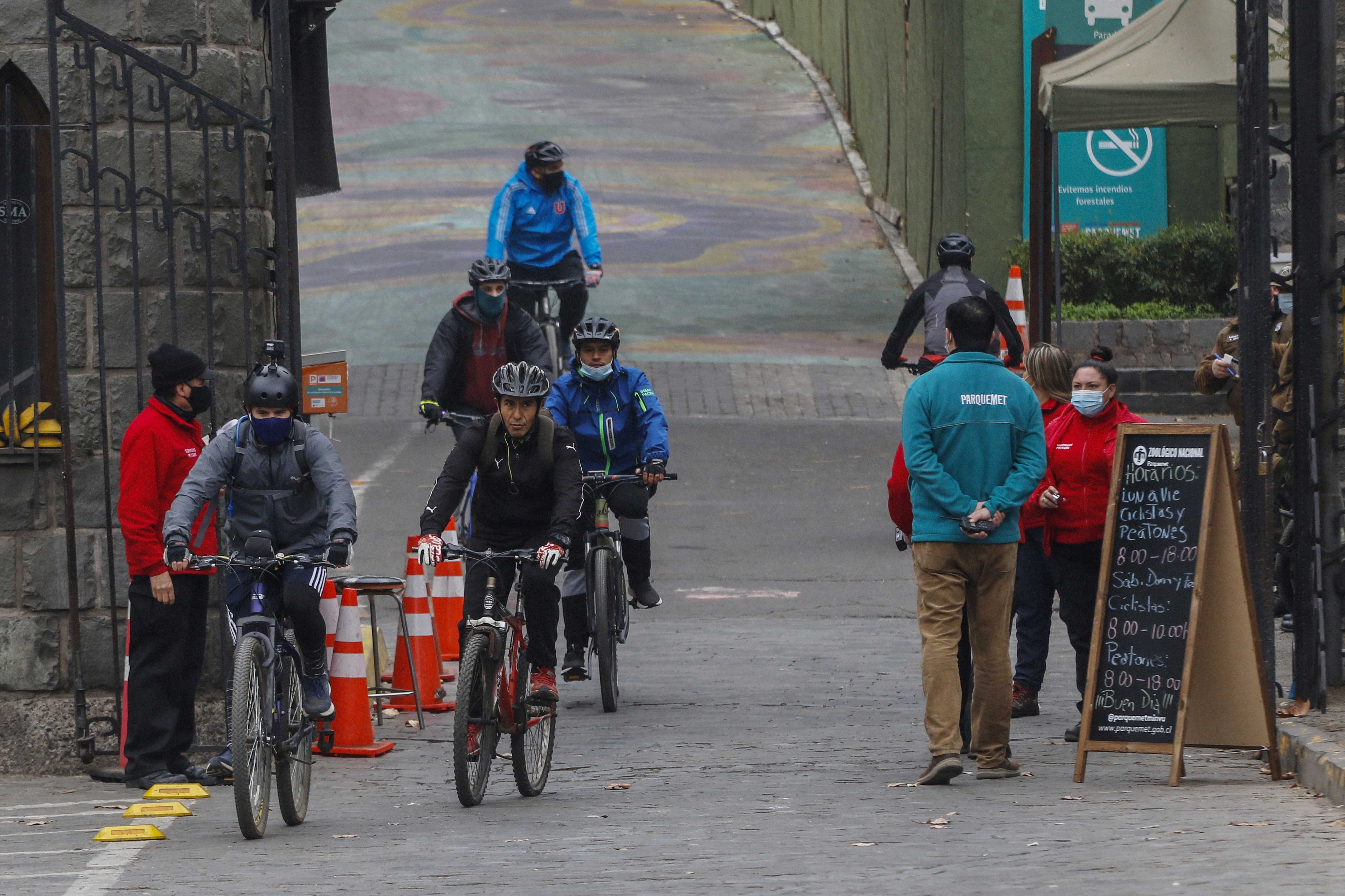 Ciclistas de Parquemet