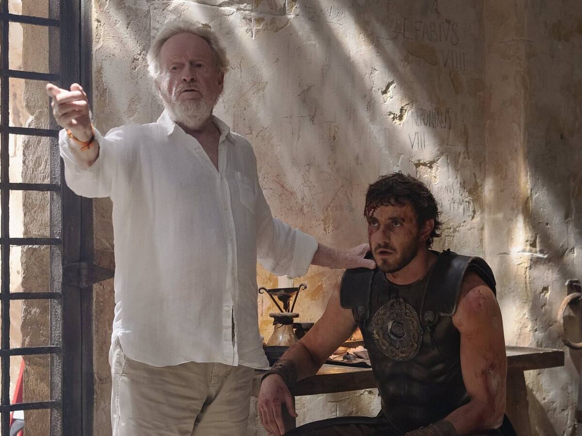 Tiene fe: las optimistas declaraciones de Ridley Scott sobre “Gladiador 2″